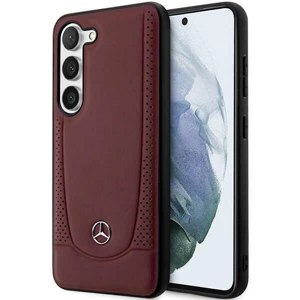 Mercedes MEHCS23SARMRE S23 S911 – raudonas/raudonas kietas dėklas, Leather Urban Bengale