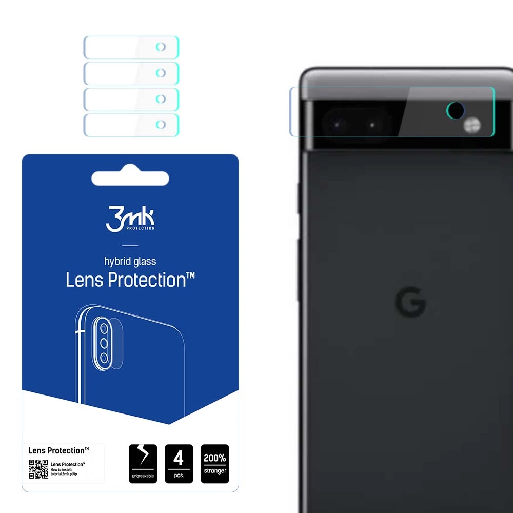 3mk Lens Protection™ hibridinis kamerų stiklas Google Pixel 6a