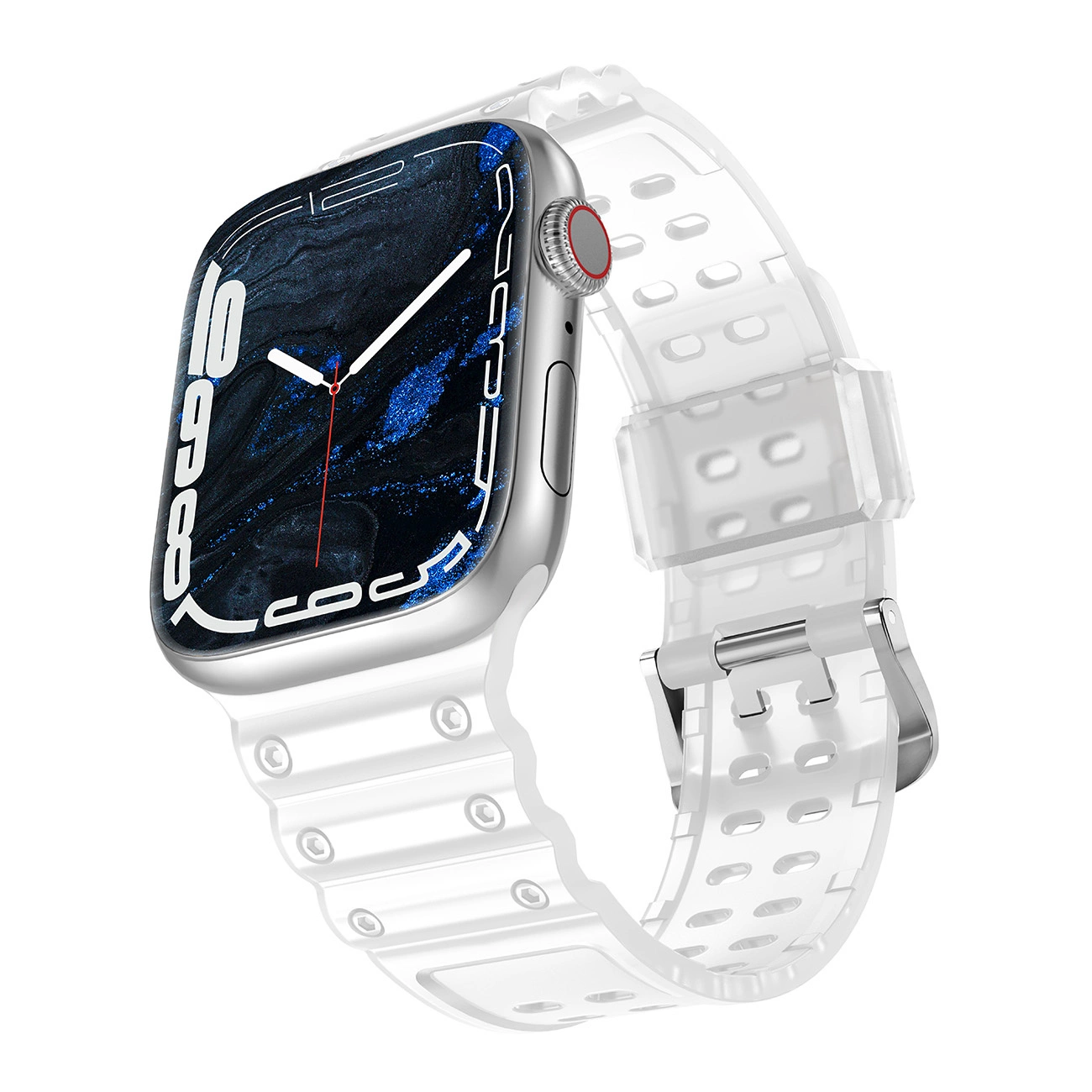 Strap Triple Protection apyrankė Apple Watch 38 / 40 / 41 mm – permatoma