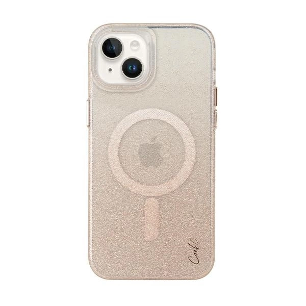 Uniq Coehl Lumino dėklas iPhone 14 Plus – auksinis