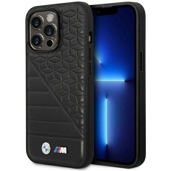 BMW Bi Pattern dėklas iPhone 14 Pro 6.1" – juodas