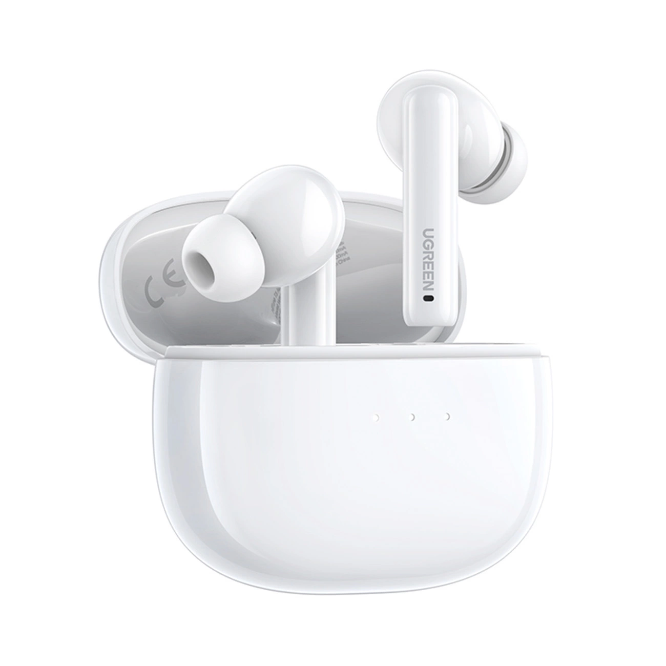 Ugreen HiTune T3 Active WS106 – belaidės Bluetooth 5.2 TWS ANC ausinės, baltos