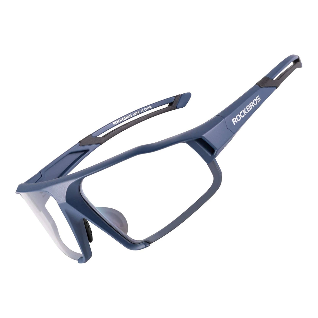 Rockbros SP216BL fotochrominiai UV400 dviračių akiniai – mėlyni