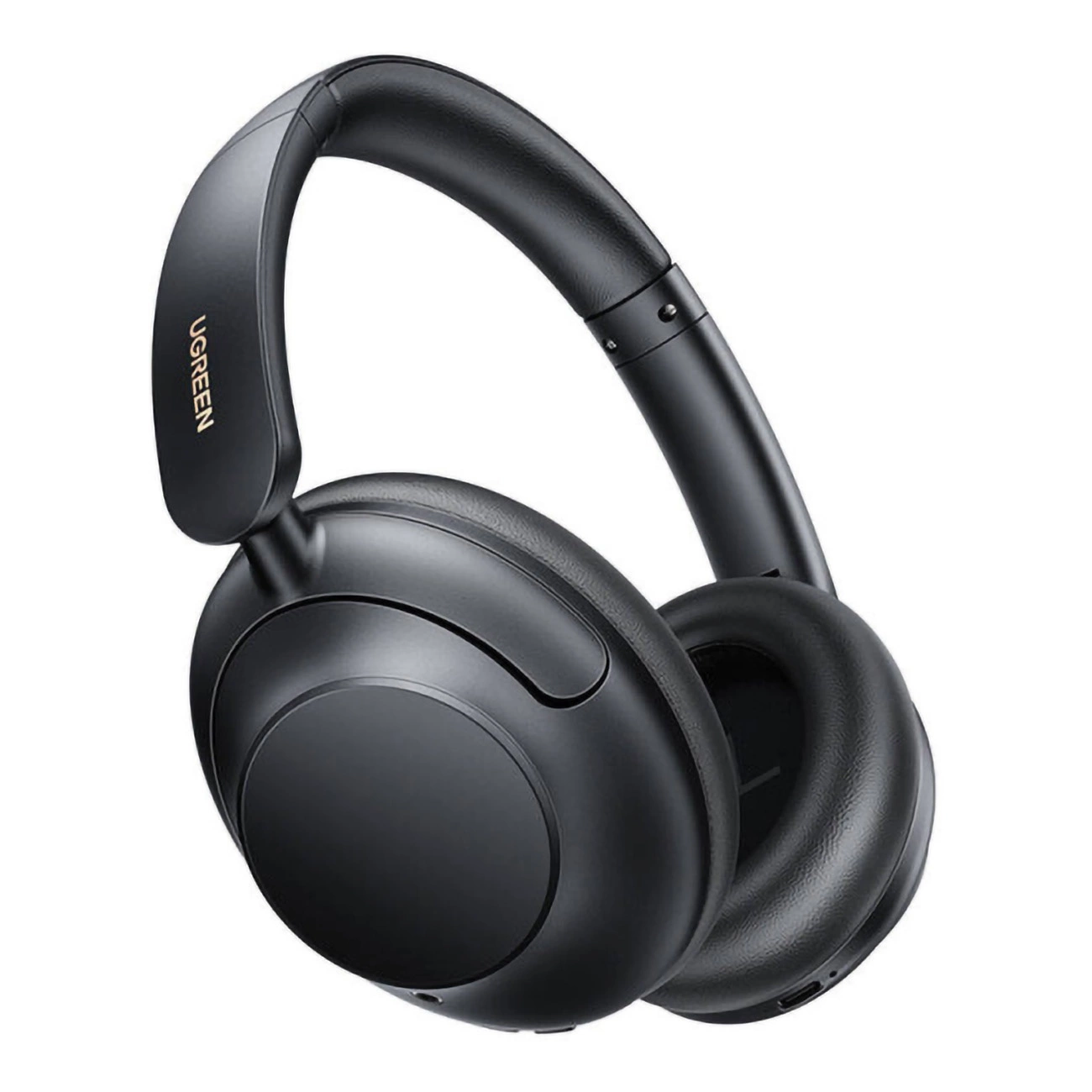 Ugreen HP202 HiTune Max5 on-ear belaidės ausinės su hibridiniu ANC triukšmo slopinimu - juodos