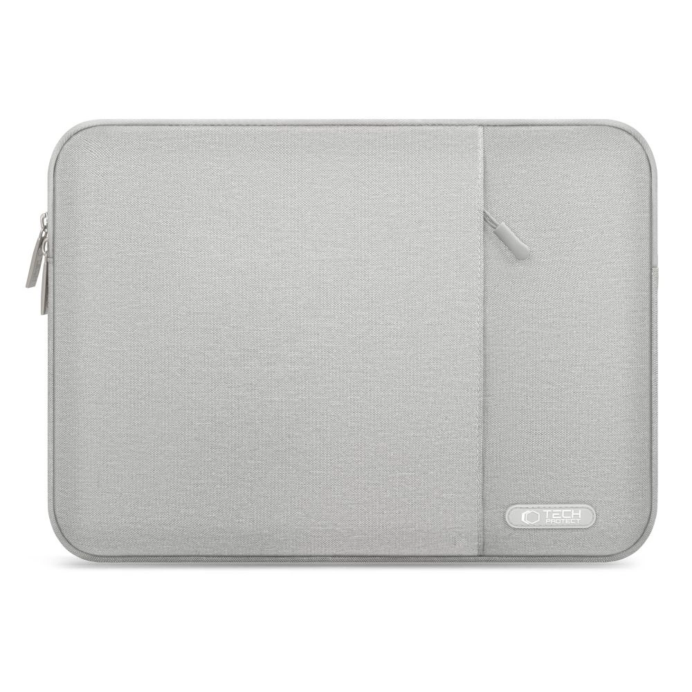 Tech-Protect Sleeve 15-16” nešiojamojo kompiuterio krepšys – pilkas