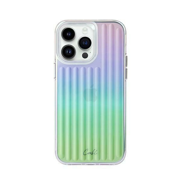 Uniq Coehl Linear dėklas iPhone 14 Pro Max – vaivorykštės atspalvių
