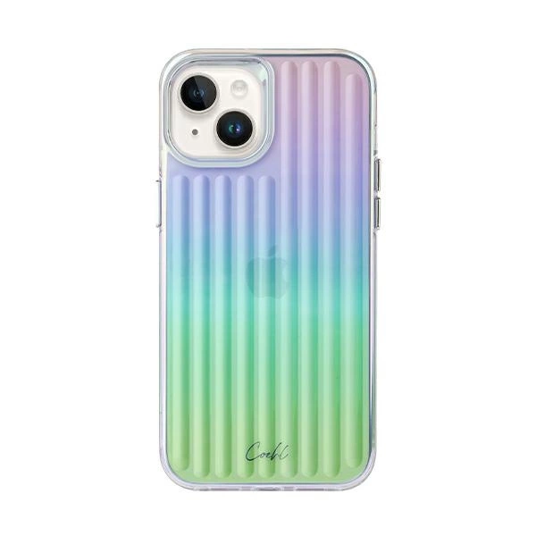 Uniq Coehl Linear dėklas iPhone 14 Plus – vaivorykštės atspalvių