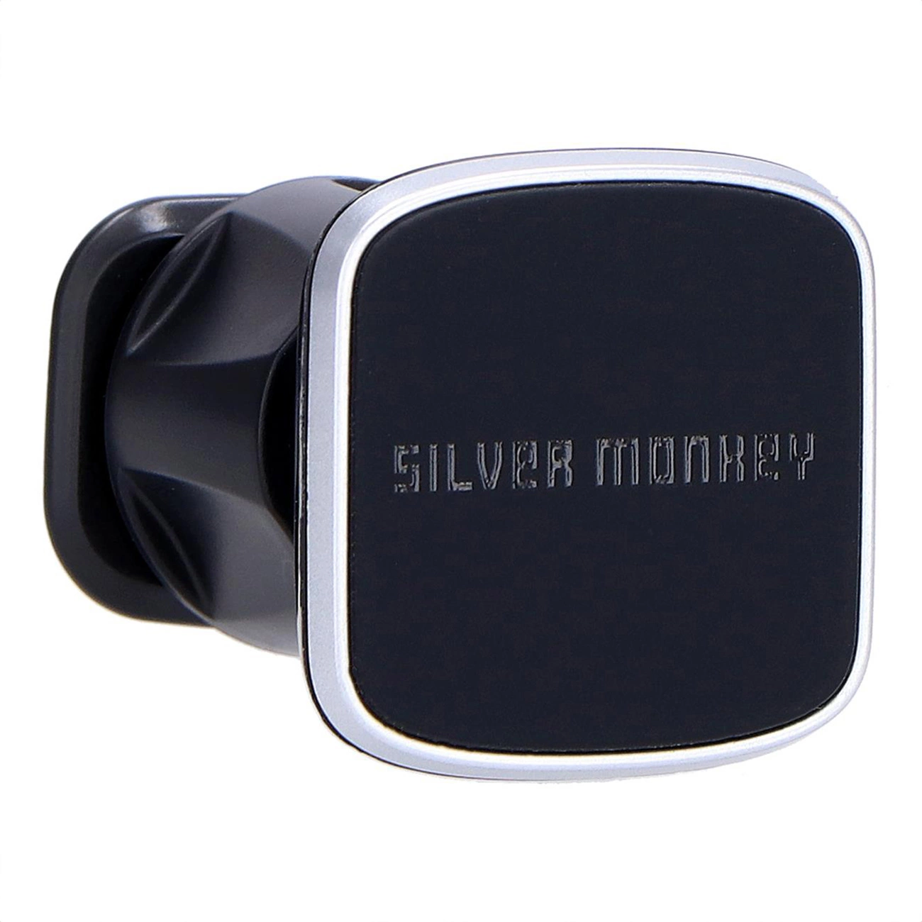 Silver Monkey CM-MGN-SM magnetinis laikiklis automobiliui ant oro grotelių - juodas
