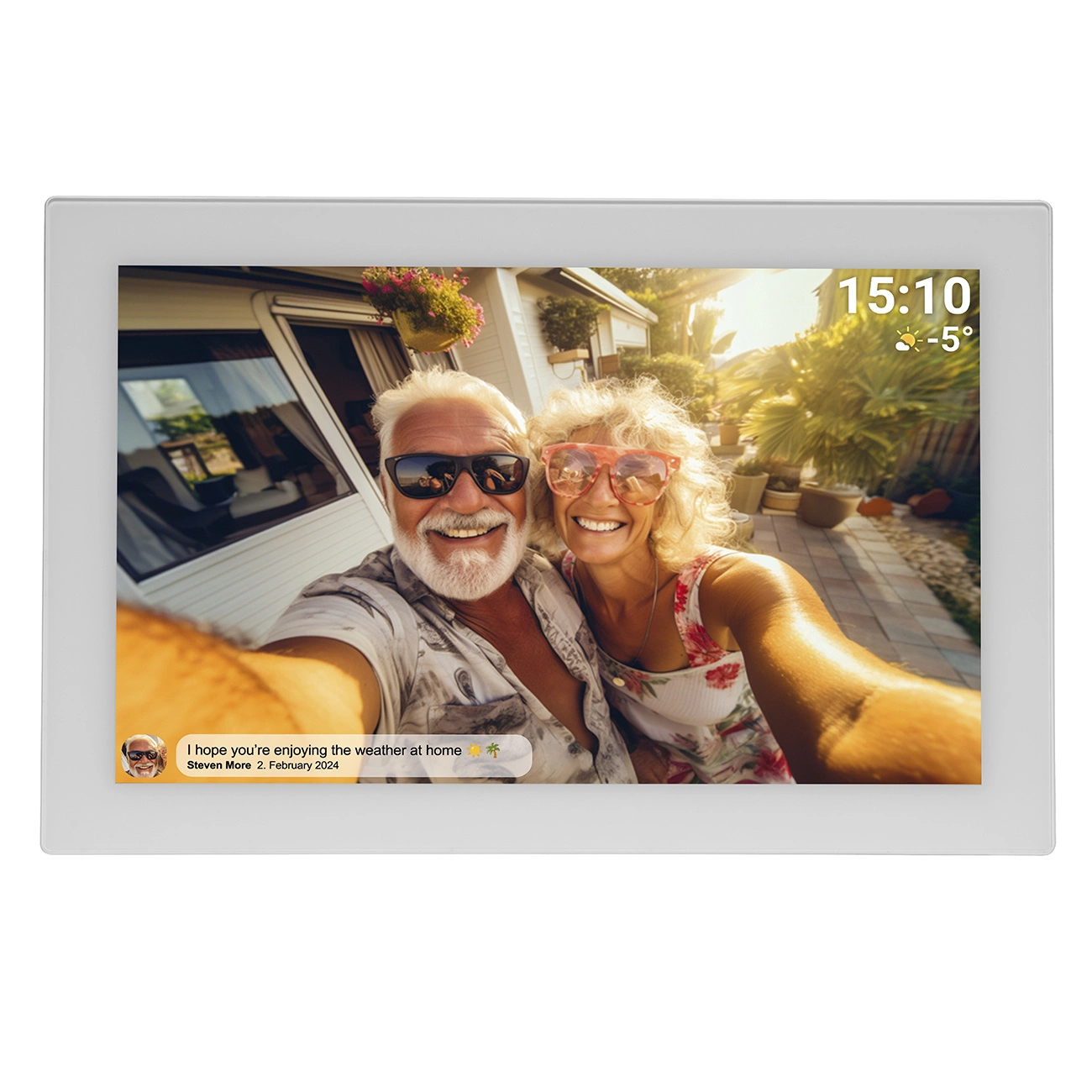 Denver Frameo PFF-1037W 10.1” skaitmeninis rėmelis - baltas