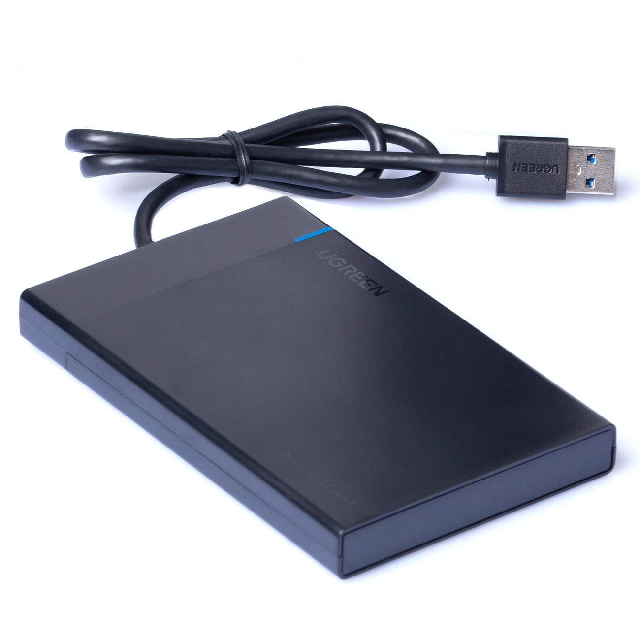 Ugreen adapterio korpusas SATA 2,5'' 5TB USB 3.0 diskui – juodas (US221)