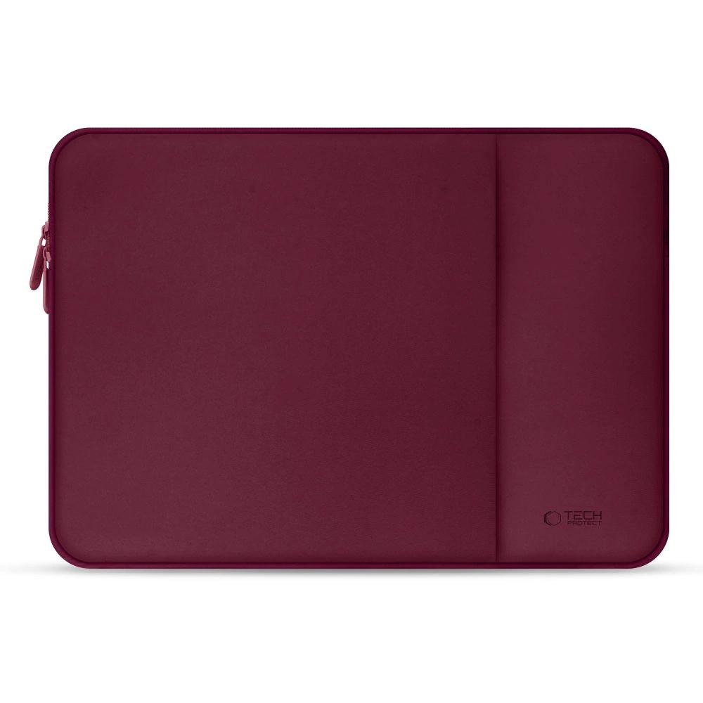 Tech-Protect neopreno dėklas nešiojamam kompiuteriui 14” burgundinis