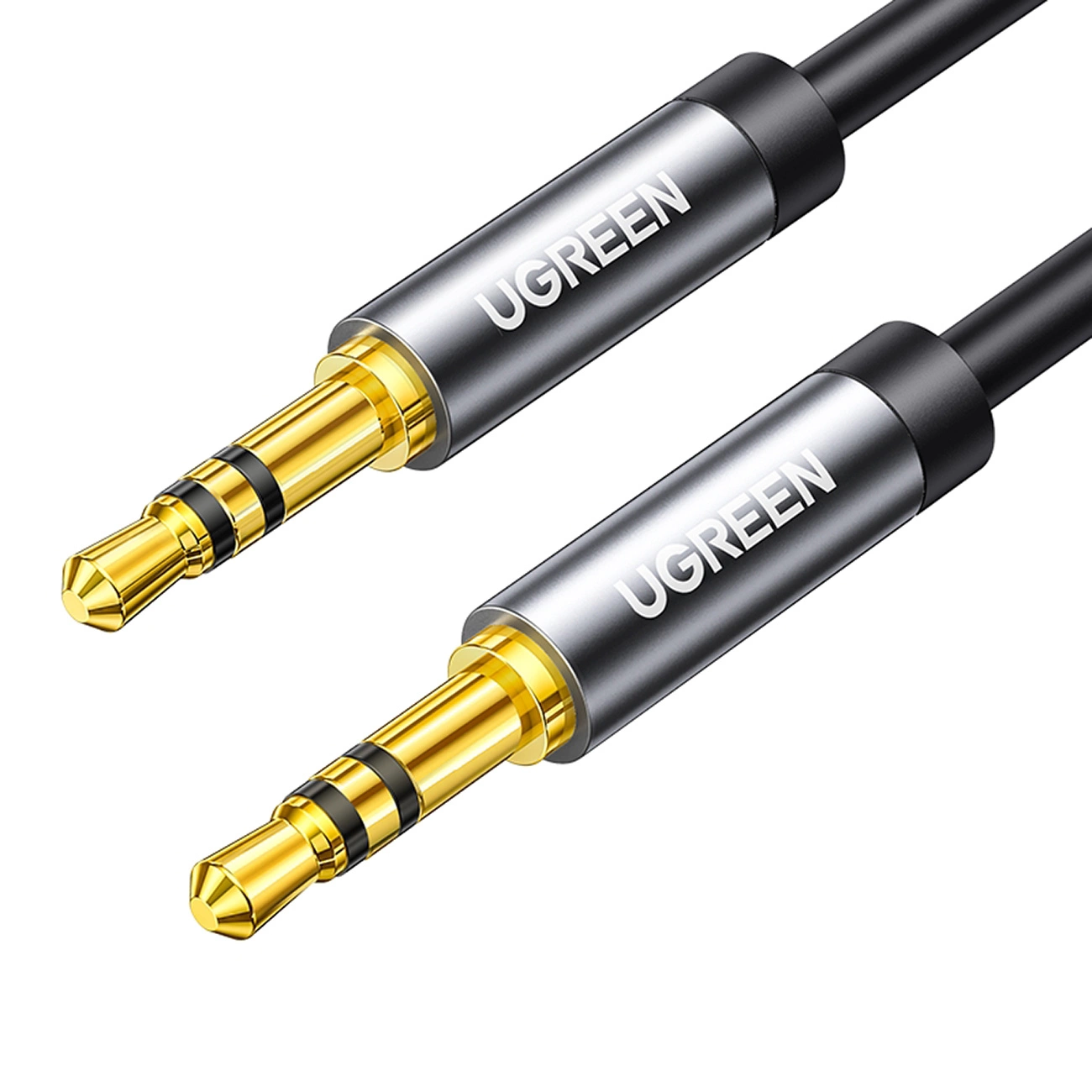 Ugreen AV119 10737 audio kabelis mini jack 3,5 mm / mini jack 3,5 mm 5 m – juodas