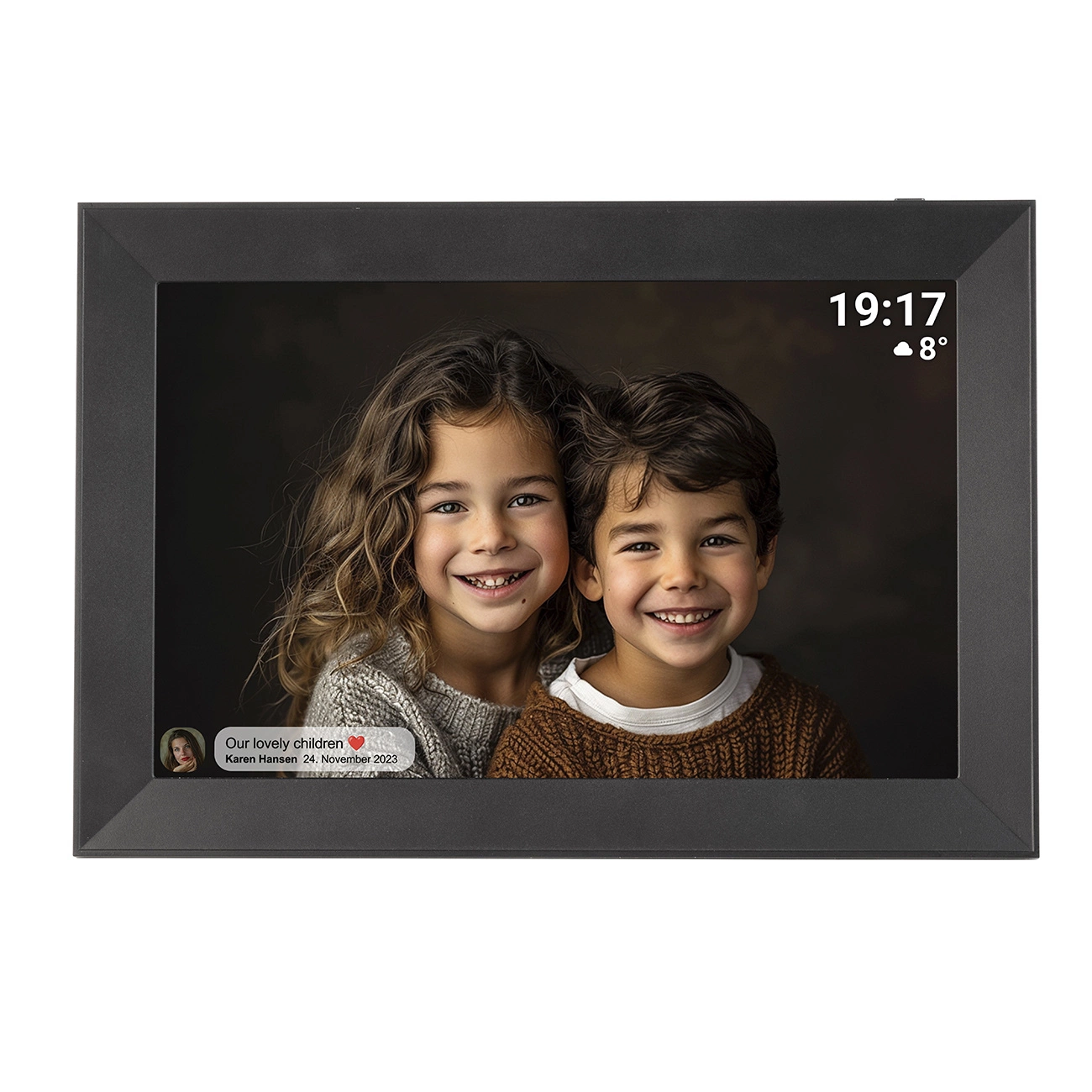 Denver Frameo PFF-1012B 10.1” skaitmeninis rėmelis - juodas
