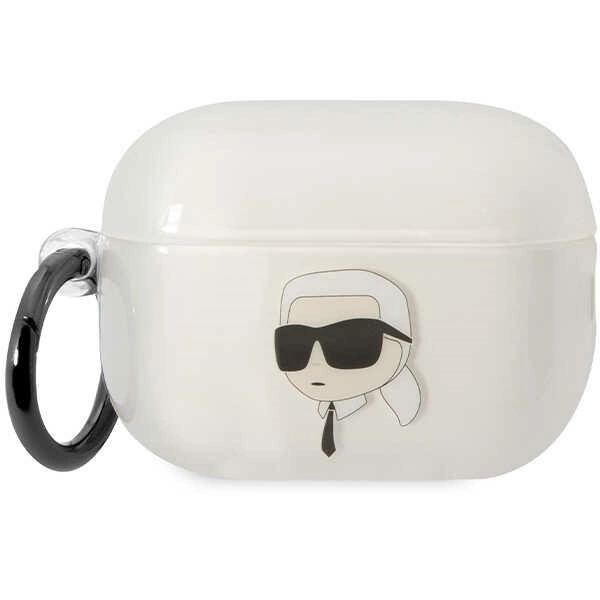 Karl Lagerfeld KLAP2HNIKTCT AirPods Pro 2 dėklas – permatomas, Ikonik Karl Lagerfeld
