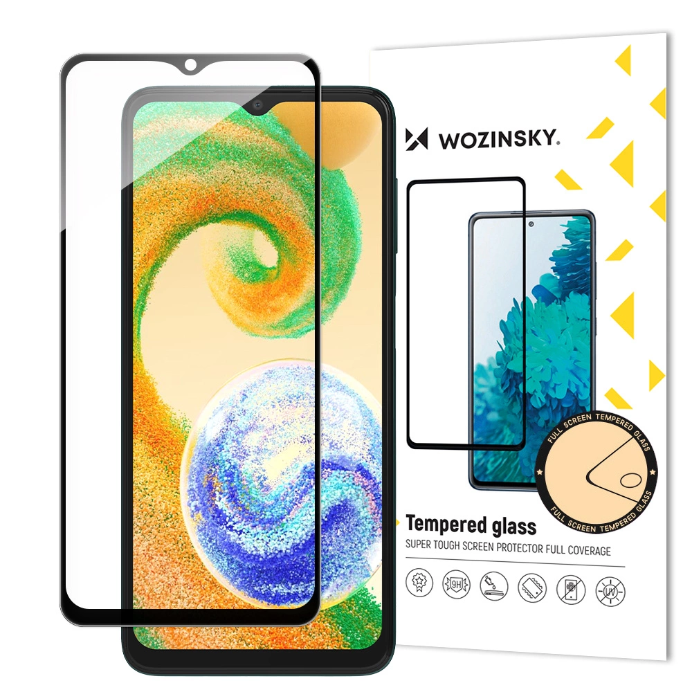 Wozinsky Full Glue grūdintas stiklas Samsung Galaxy A04s