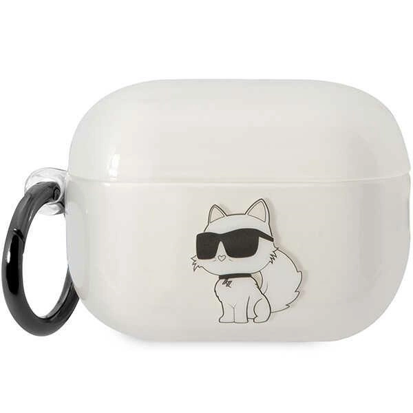 Karl Lagerfeld KLAP2HNCHTCT AirPods Pro 2 dėklas – permatomas, Ikonik Choupette