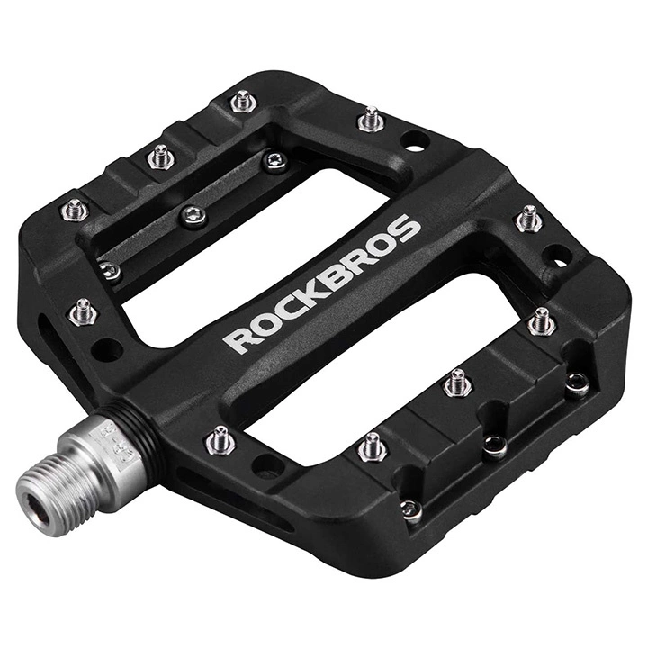 Rockbros 2017-12CBK nailoninių dviračio pedalų komplektas - juodas