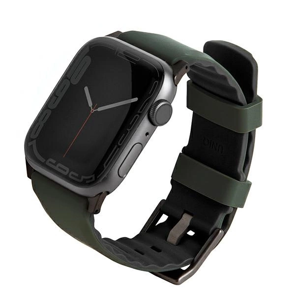 Uniq Linus dirželis Apple Watch 1/2/3/4/5/6/7/8/SE/SE2/Ultra 42/44/45/49mm – žalias