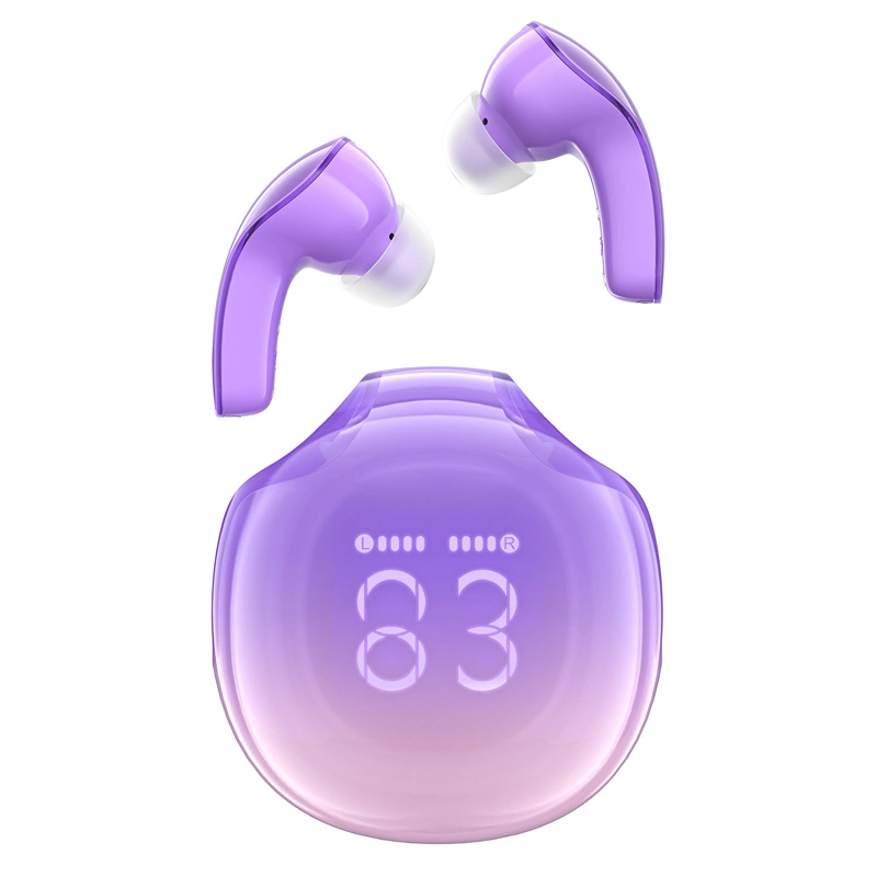Acefast T9 Bluetooth 5.3 in-ear belaidės ausinės - violetinės