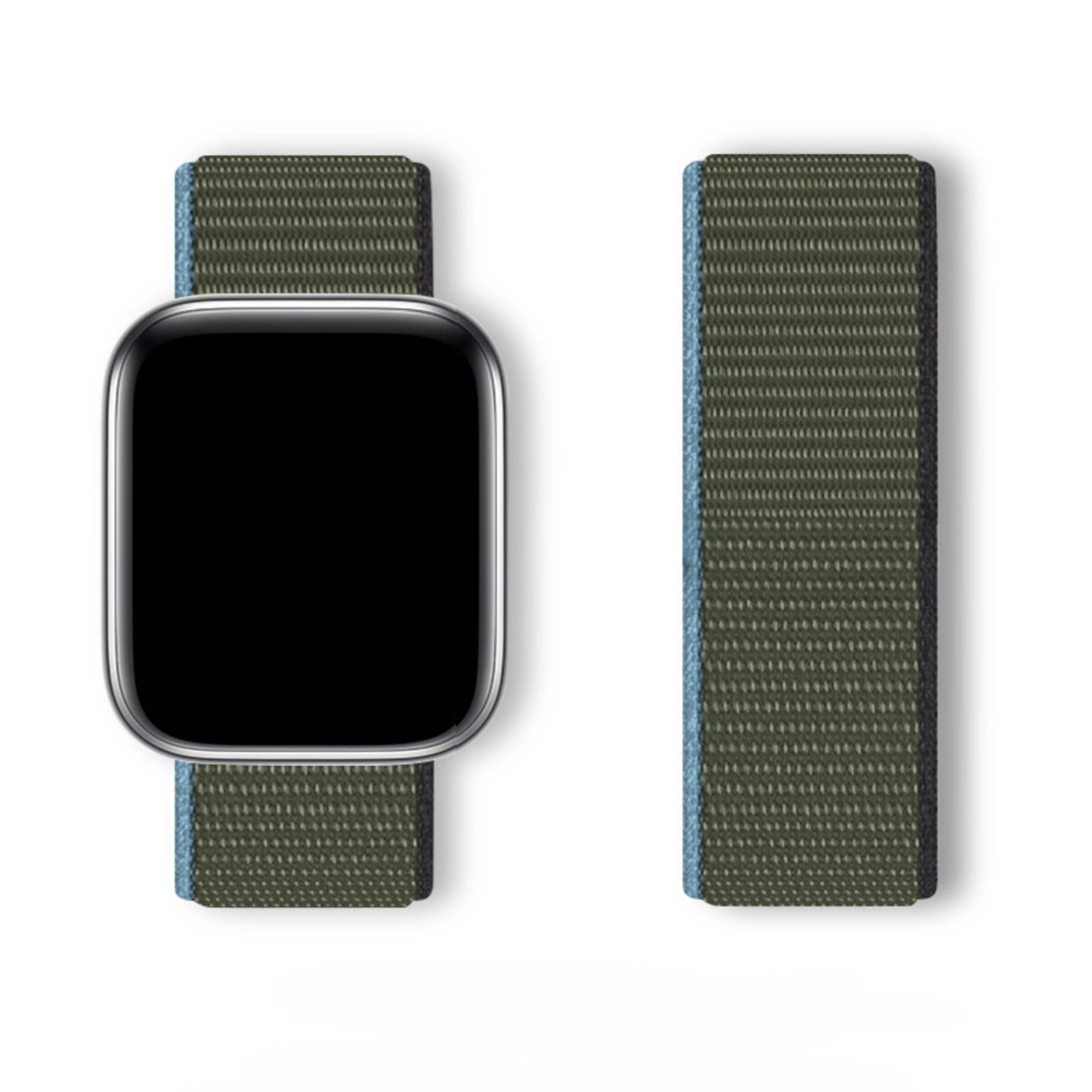 Sport Loop dirželis Apple Watch 38/40/41 mm – žalias