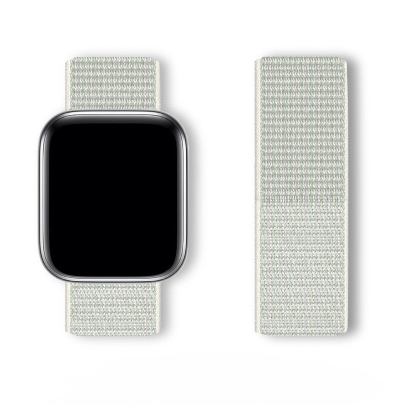 Sport Loop dirželis Apple Watch 42/44/45/46/49 mm – baltas