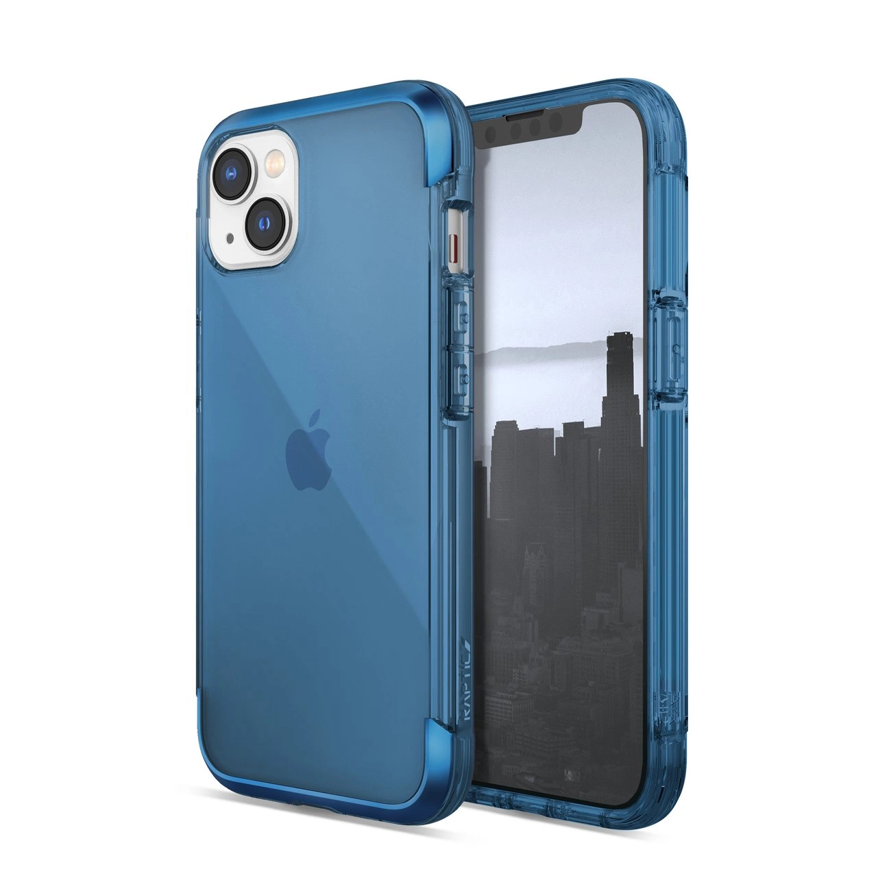 Raptic X-Doria Air dėklas iPhone 14, apsauginis dangtelis, mėlynas