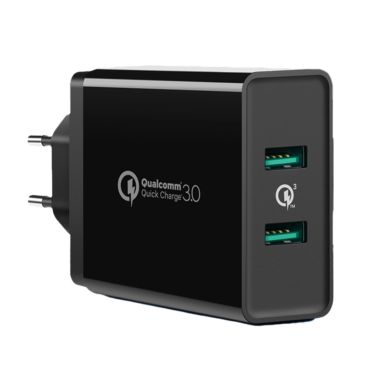 Ugreen įkroviklis 2xUSB-A 36W QC3.0 – juodas (CD161)