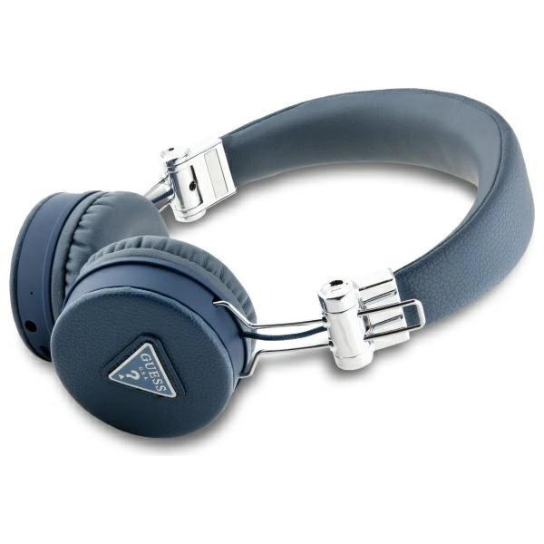 Guess belaidės ausinės su ENC GUBH70PGTSPSB ant ausų mėlynos/mėlynos Grained Classic apvalios formos