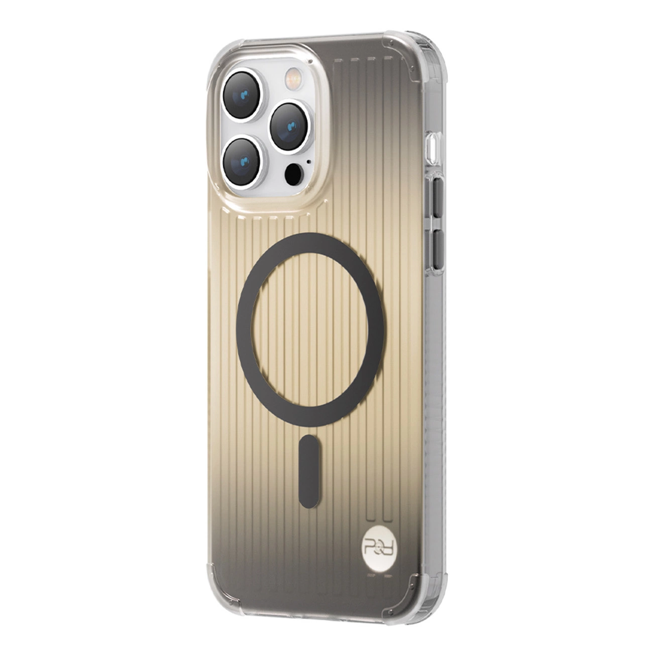 Kingxbar PQY Go Out Series magnetinis dėklas iPhone 14 Pro, MagSafe, juodas