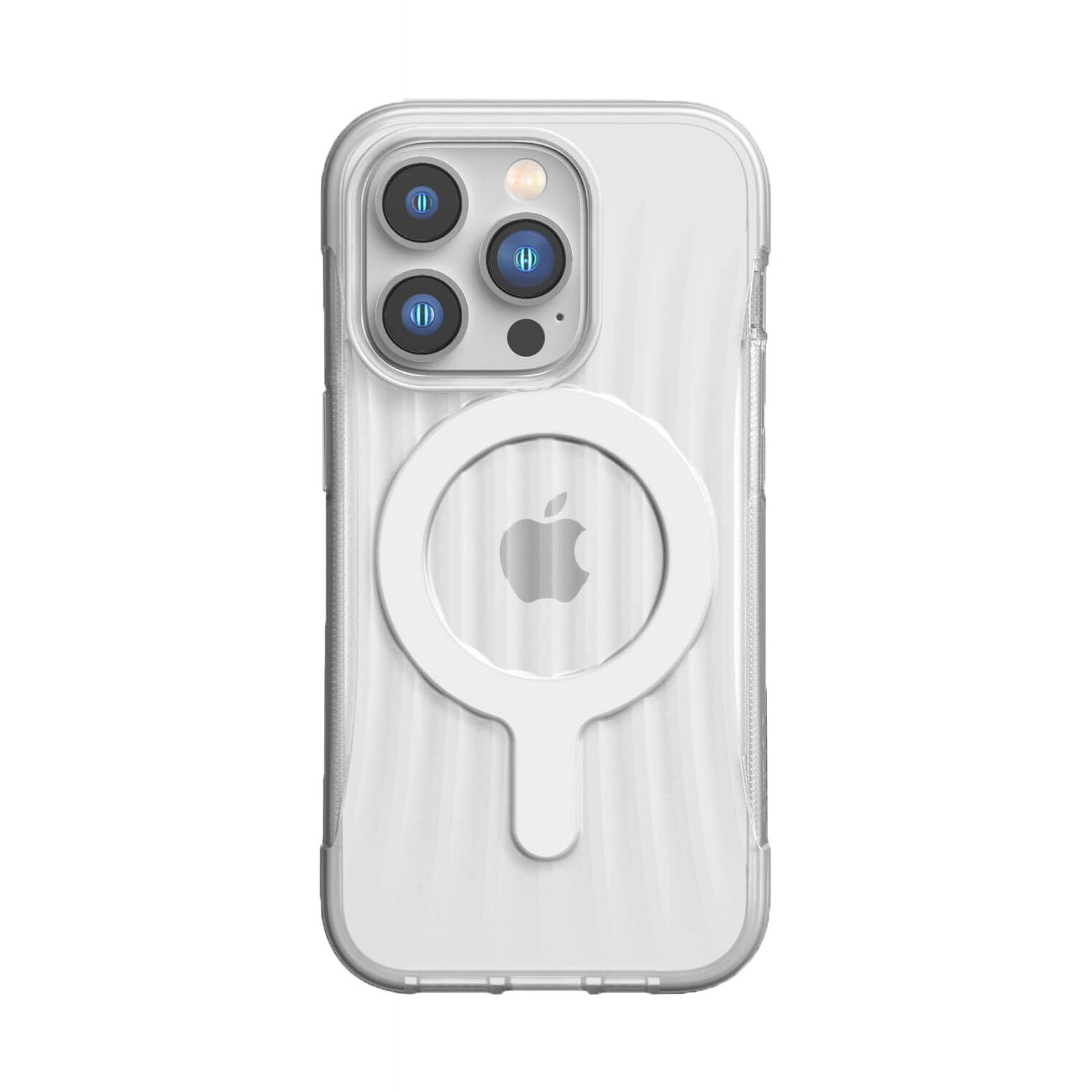 Raptic X-Doria Clutch dėklas iPhone 14 Pro, MagSafe nugarėlės dangtelis, permatomas
