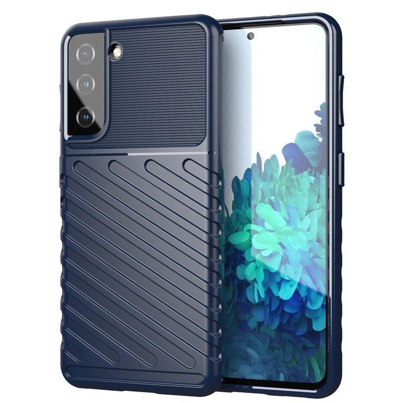 Thunder Case dėklas Samsung Galaxy A14 5G – silikoninis apsauginis, mėlynas