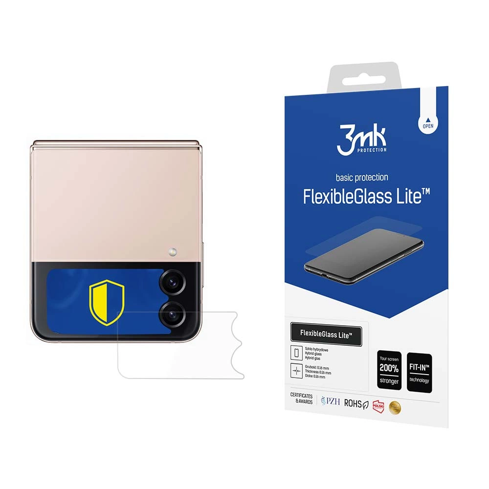 3mk FlexibleGlass Lite™ hibridinis stiklas Samsung Galaxy Z Flip 4 (priekinis)