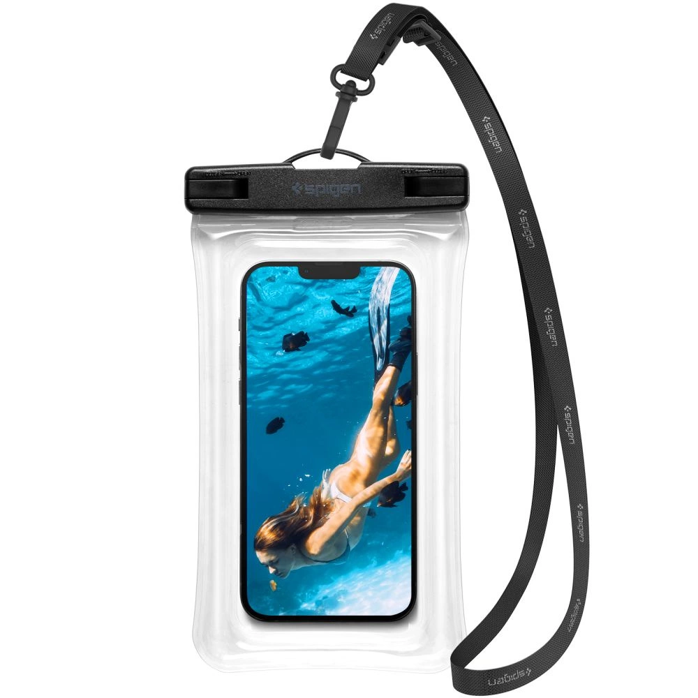 Spigen Aqua Shield A610 dėklas atsparus vandeniui, plūduriuojantis - transparent