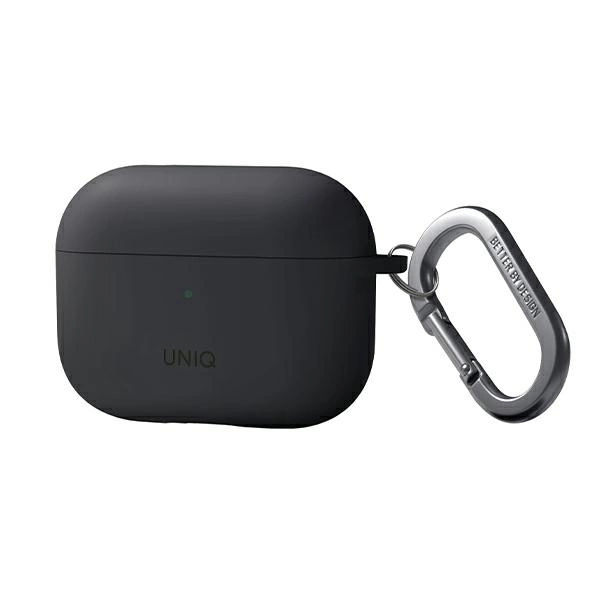 Uniq Nexo dėklas AirPods Pro 2 + ausų kabliukai – pilkas