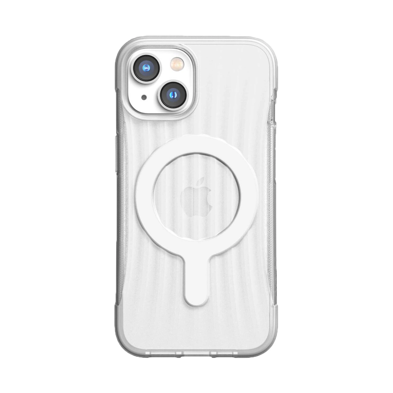 Raptic X-Doria Clutch dėklas iPhone 14 Plus, MagSafe nugarėlės dangtelis, permatomas