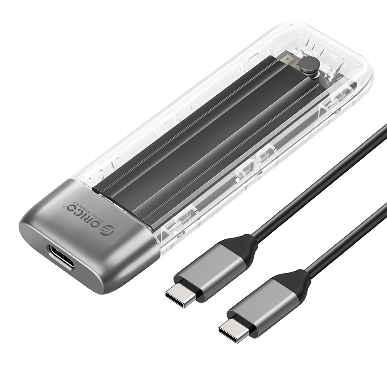 Orico TXM2-C3 M.2 NVME USB-C 3.2 10Gb/s disko įrenginys - pilkas