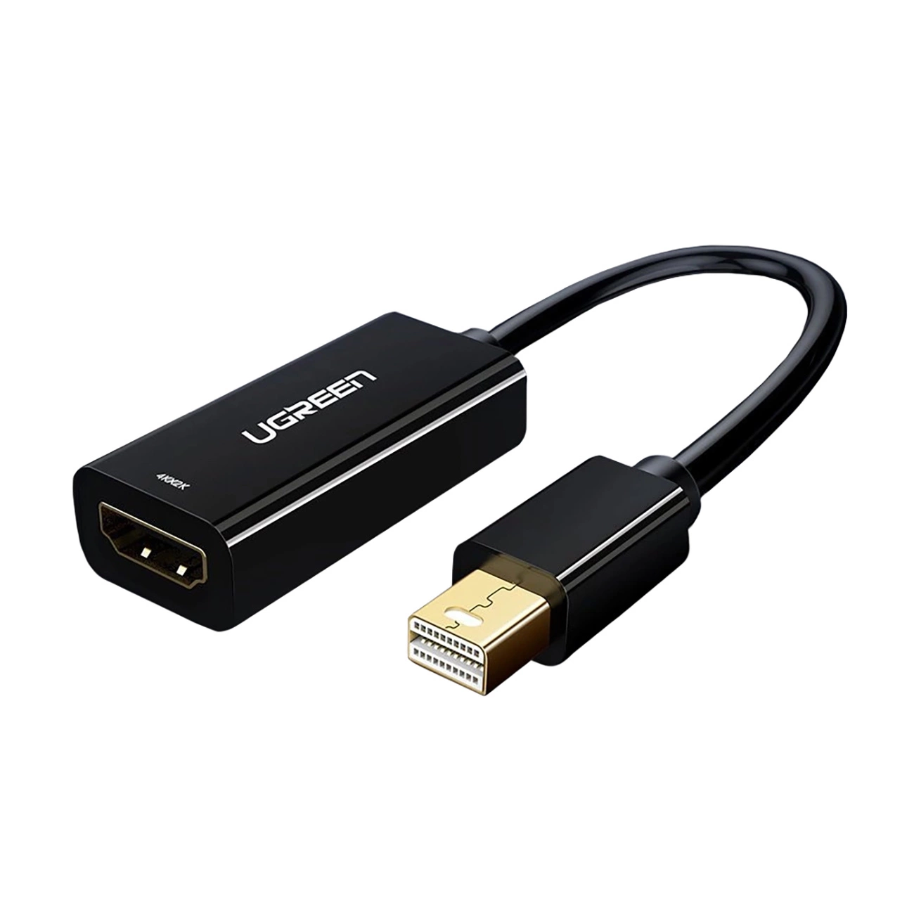 Ugreen MD112 10461 mini DisplayPort (vyriškas) / HDMI (moteriškas) FHD 1080p adapteris – juodas