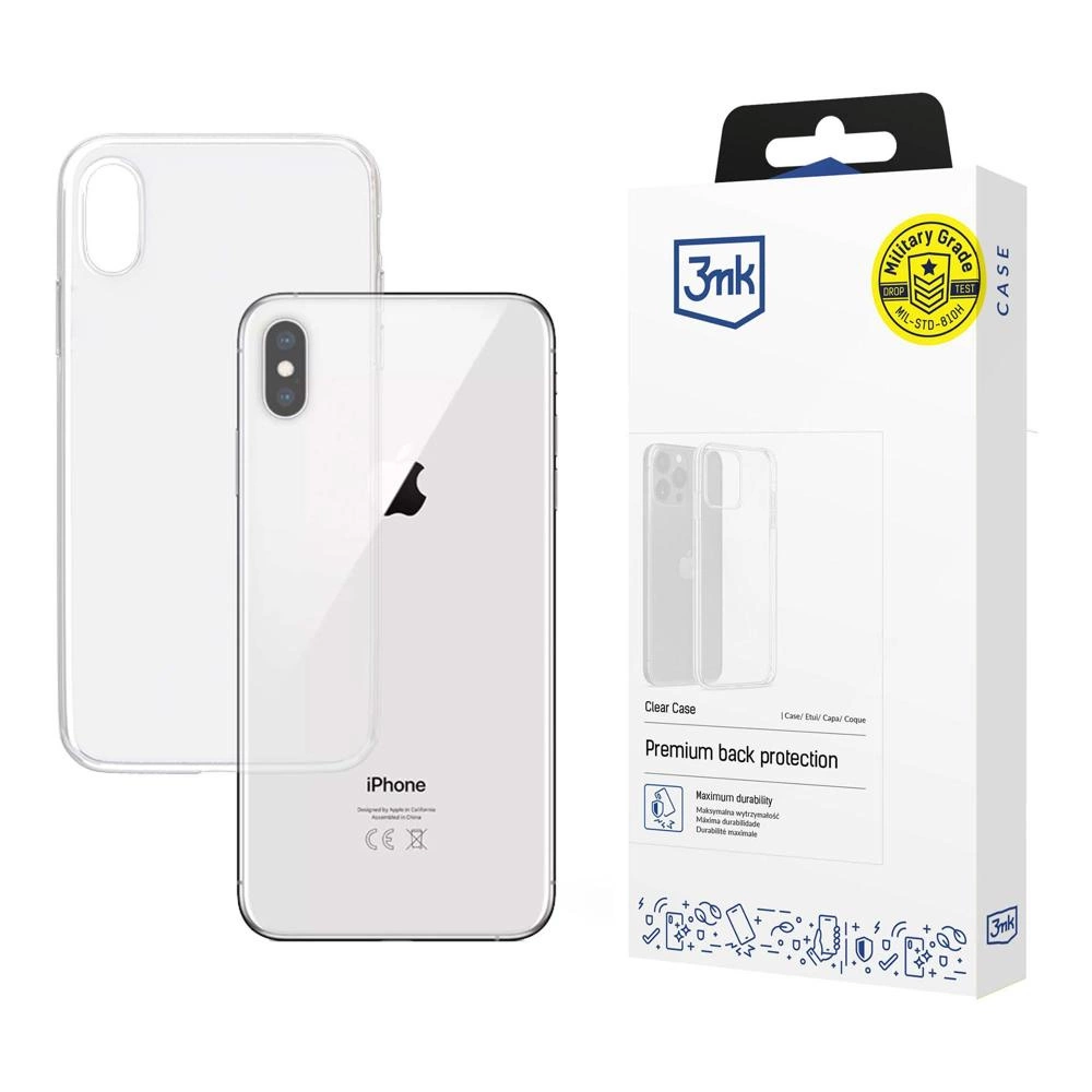 3mk Clear dėklas iPhone Xs Max – permatomas