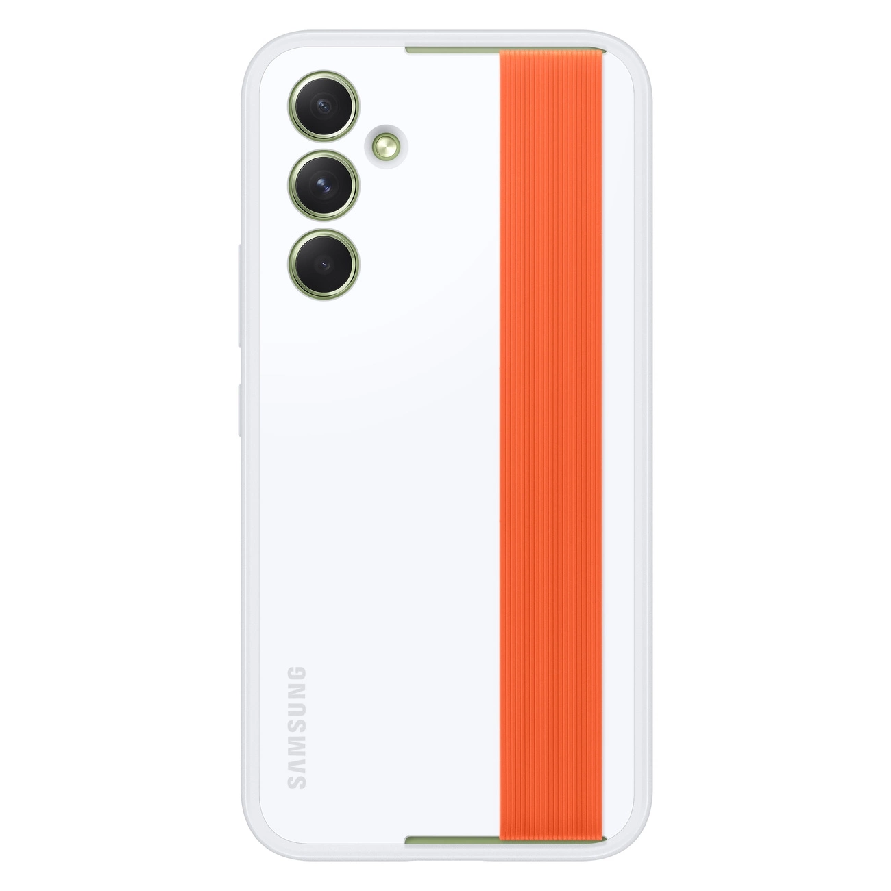 Samsung Haze Grip dėklas Samsung Galaxy A54 5G – baltas (EF-XA546CWEGWW)