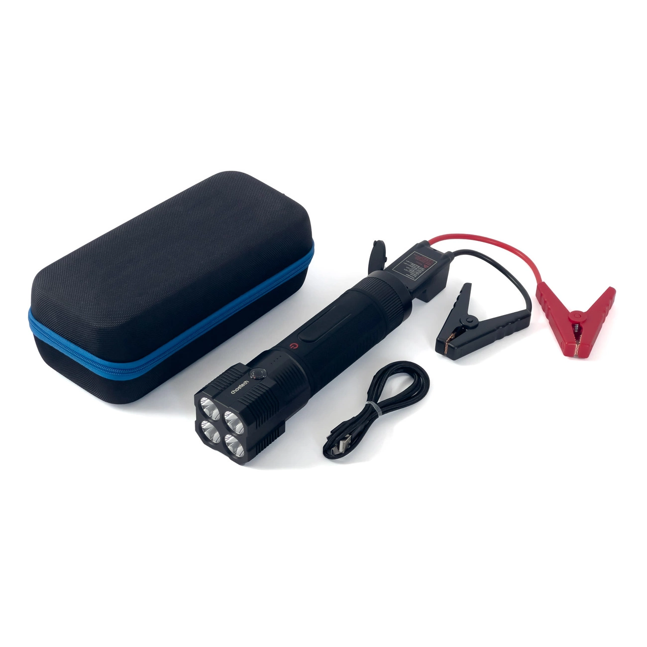 Choetech Jump Starter su Powerbank 8000mAh – LED žibintuvėlis (TC0016) – juodas