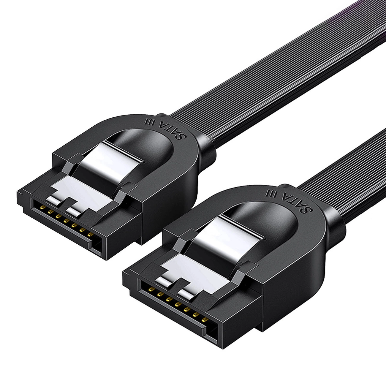 Ugreen SATA 3.0 kabelis 0,5 m – juodas (US217)