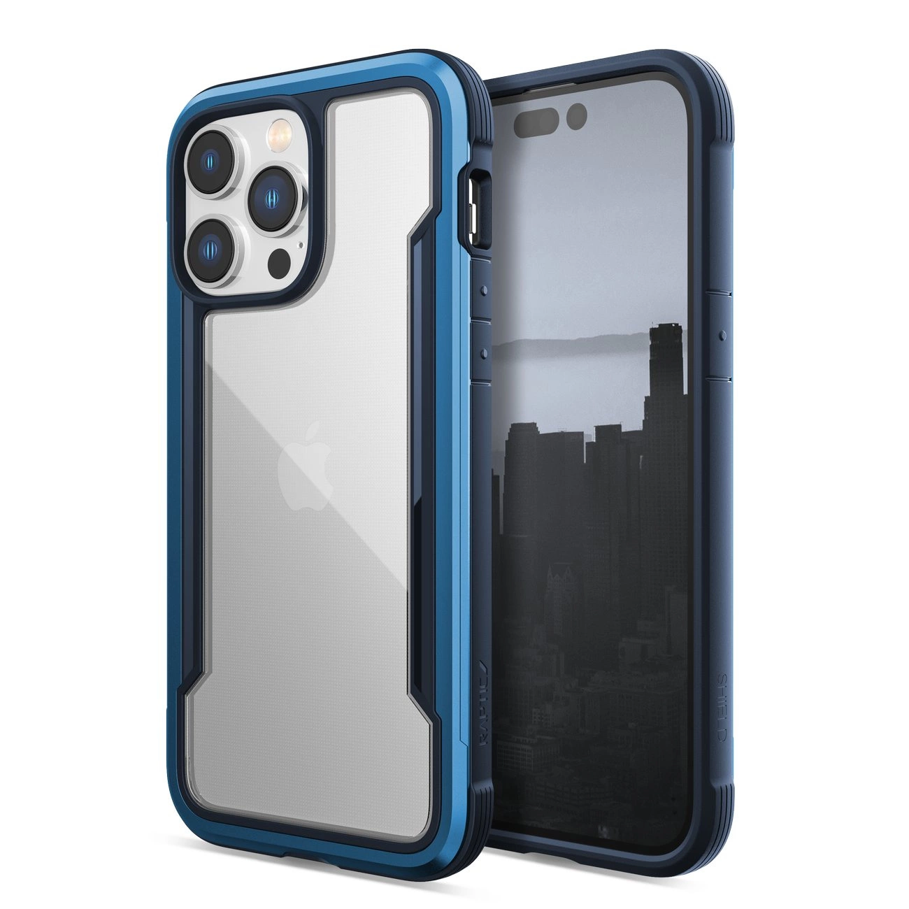 Raptic X-Doria Shield dėklas iPhone 14 Pro Max, apsauginis dangtelis, mėlynas
