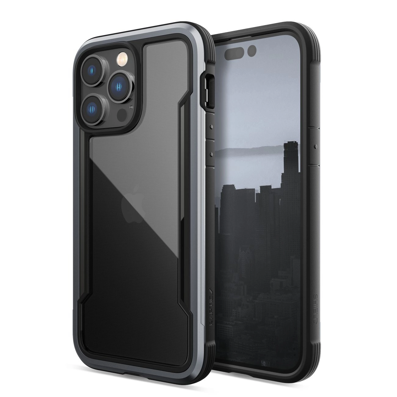 Raptic X-Doria Shield dėklas iPhone 14 Pro Max, apsauginis dangtelis, juodas