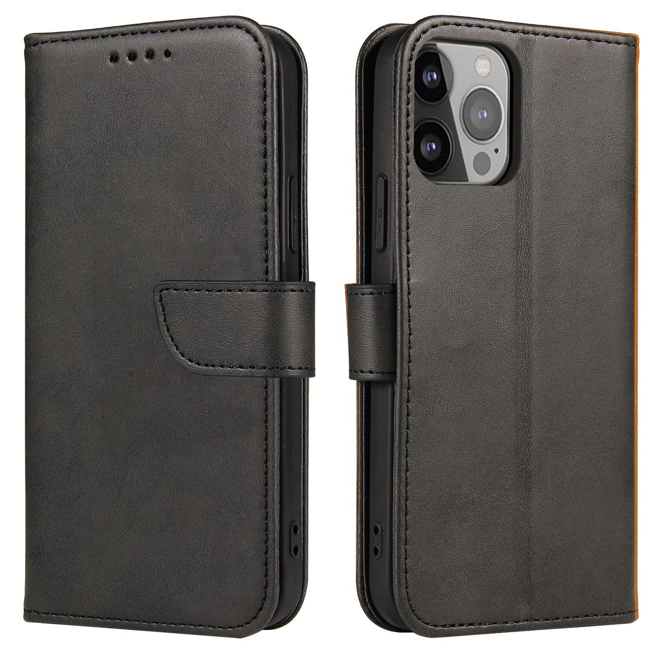 Magnet Case dėklas TCL 305i – atverčiamas su piniginės funkcija, juodas