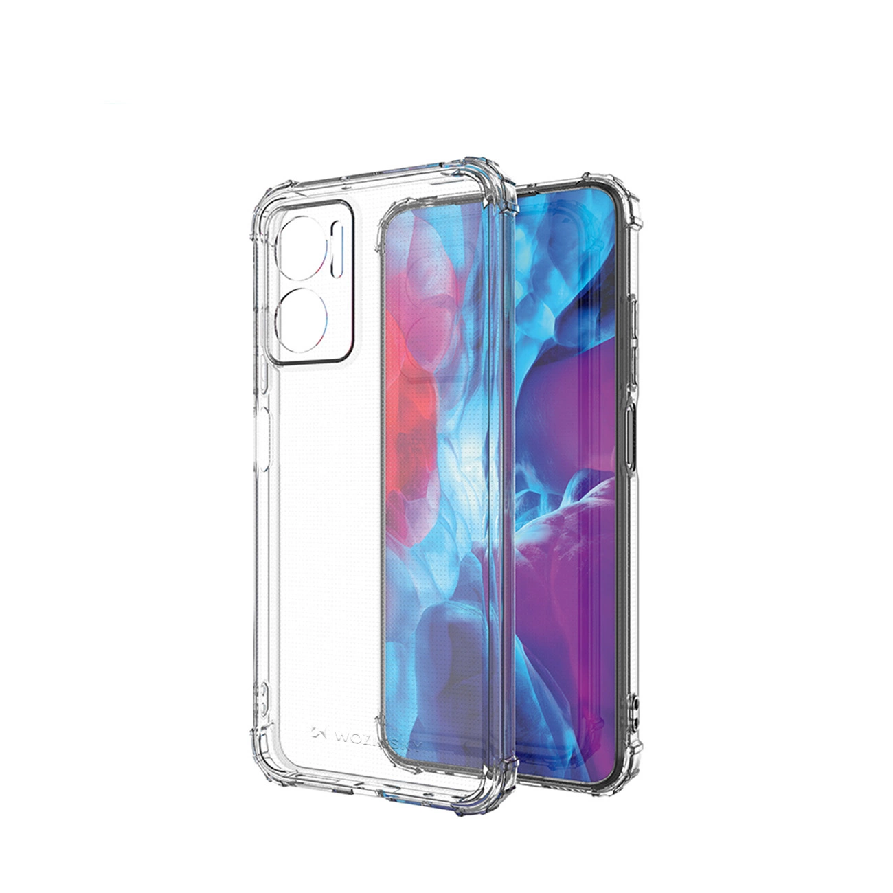 Wozinsky Anti Shock dėklas, Xiaomi Redmi Note 11E / Redmi 10 5G / Redmi 10 Prime+ 5G / Poco M4 5G, skaidrus