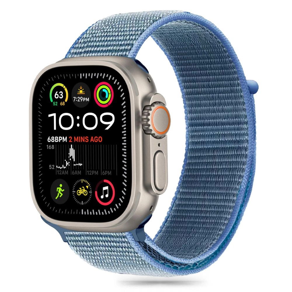 Tech-Protect Nailoninis dirželis Apple Watch 6 / 7 / 8 / 9 / 10 / SE (40 / 41 / 42 MM) – mėlynas