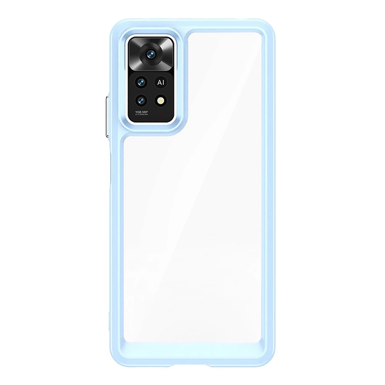 Outer Space dėklas Xiaomi Poco M4 Pro, dangtis su lanksčiu rėmeliu - mėlynas