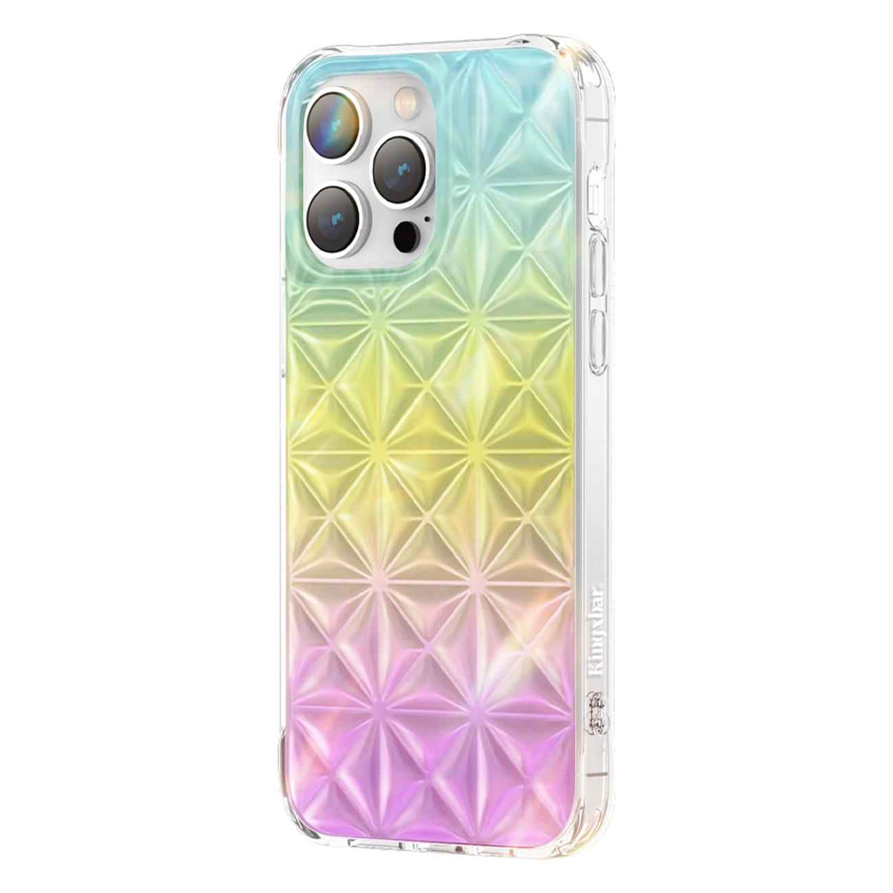 Kingxbar Miya Series dėklas iPhone 14 Pro Max, nugarėlė, vaivorykštė