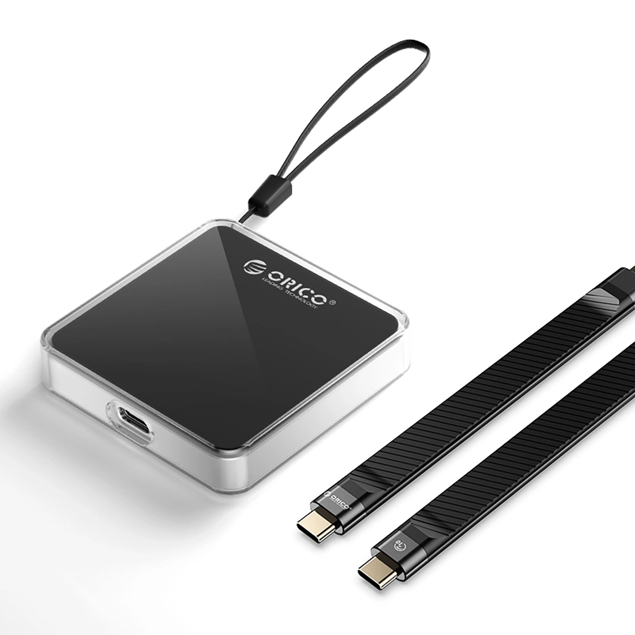 Orico AP30-G2 M.2 NVME magnetinis diskų laikiklis MagSafe USB-C 3.2 - juodas