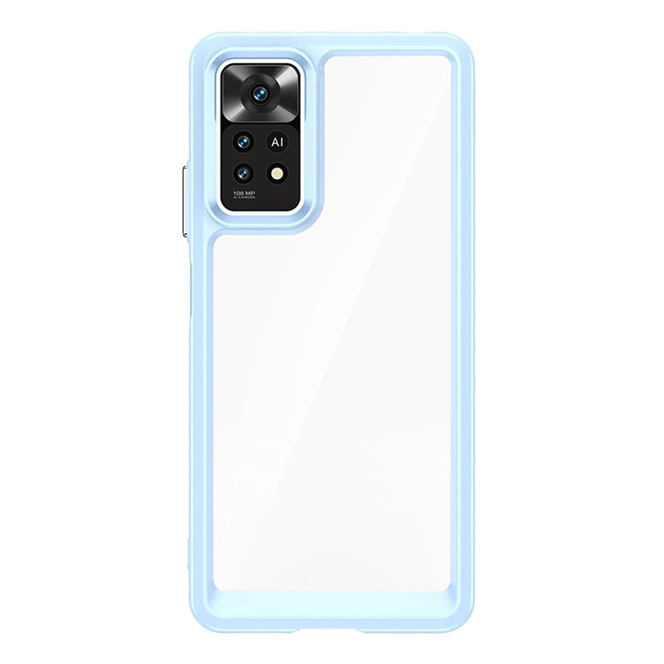 Outer Space Case silikoninis dėklas Xiaomi Poco M4 Pro 5G - mėlynas